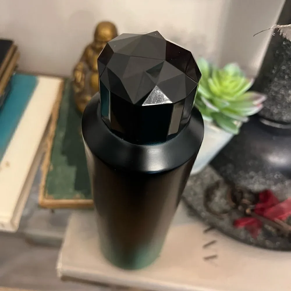 New Starbucks Emerald Green and Black Ombre Stainless Steel Diamond water bottle